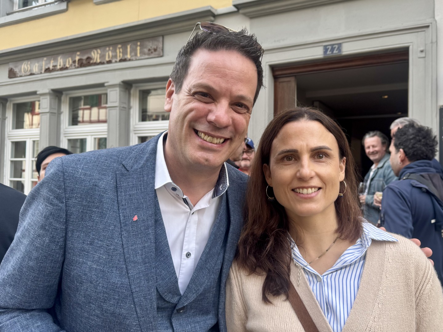 Daniel Ammann und Partnerin Daniela Gramegna