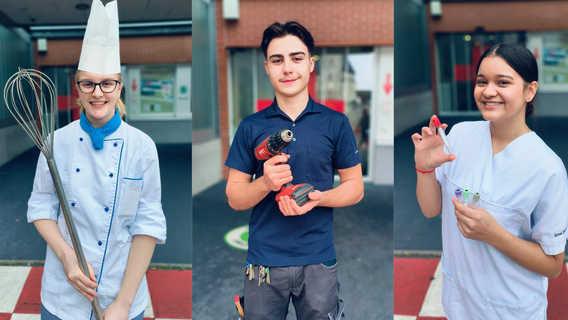 Einblicke in die Ausbildung im Spital. Berufe mit viel Perspektiven im Gesundheitswesen.