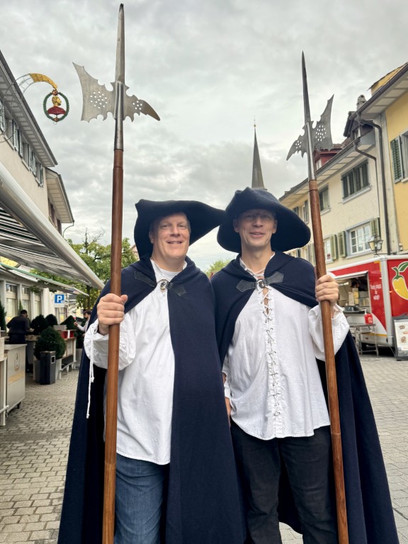 Die Nachtwächter sind im Einsatz.