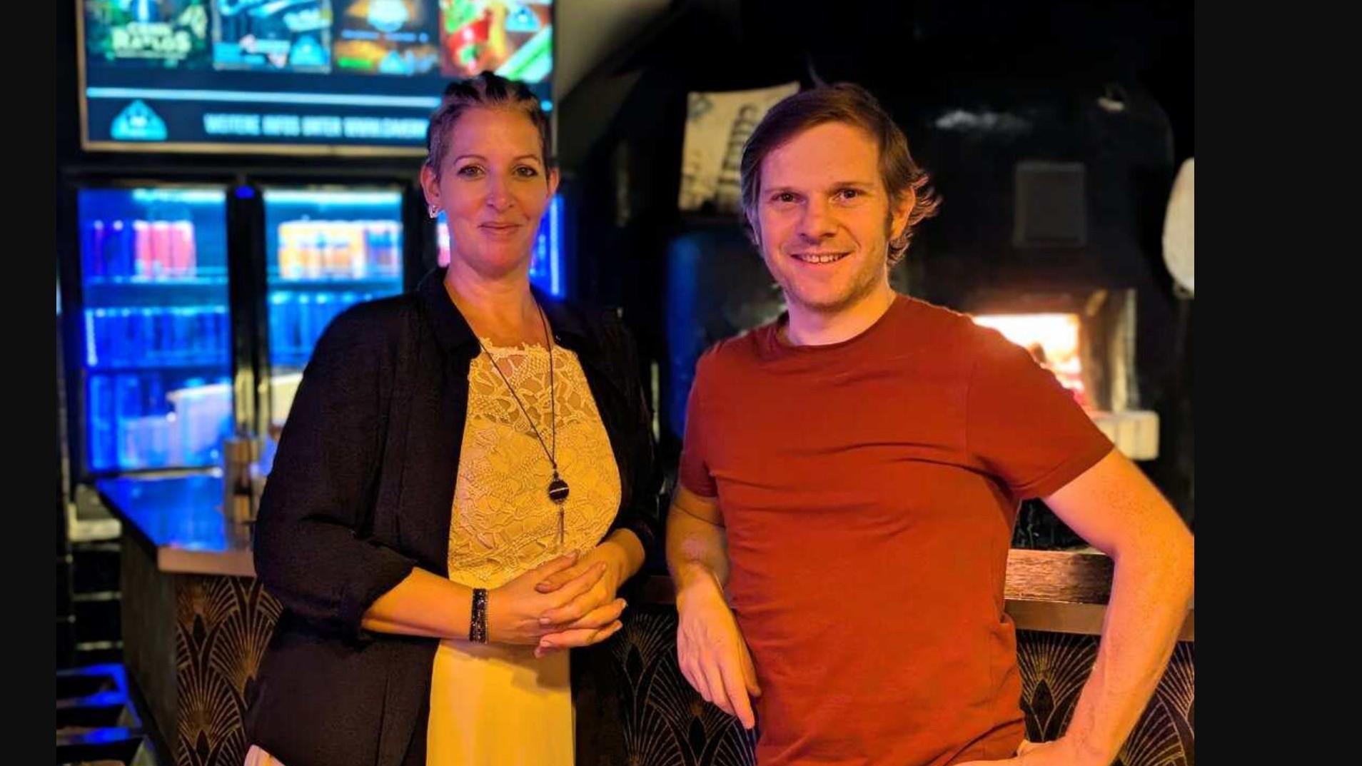 Michèle Büchler und Luzius Keller führen gemeinsam das Kulturlokal Caverno.