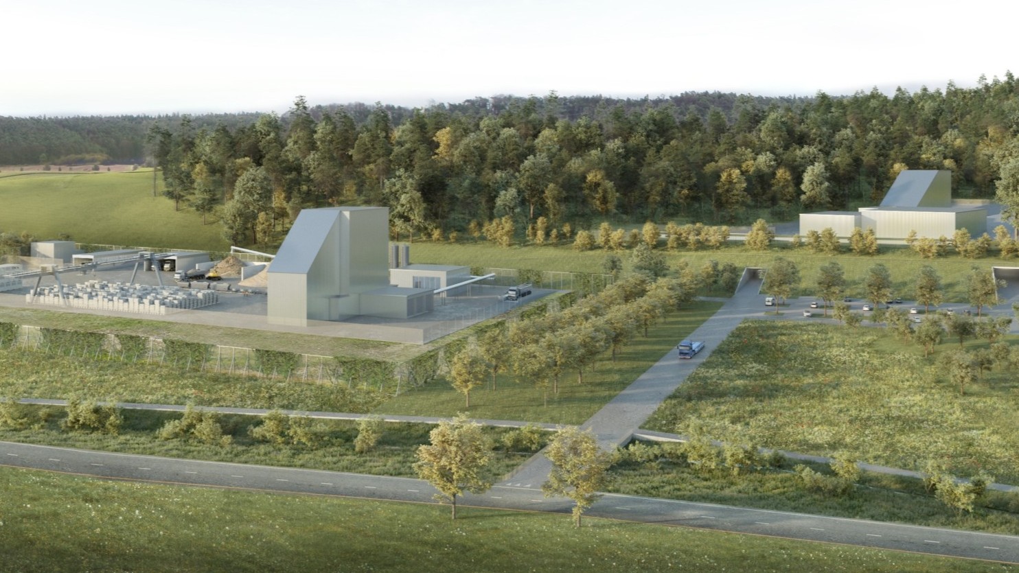 Visualisierung der geplanten Oberflächenanlage Haberstal, zvg