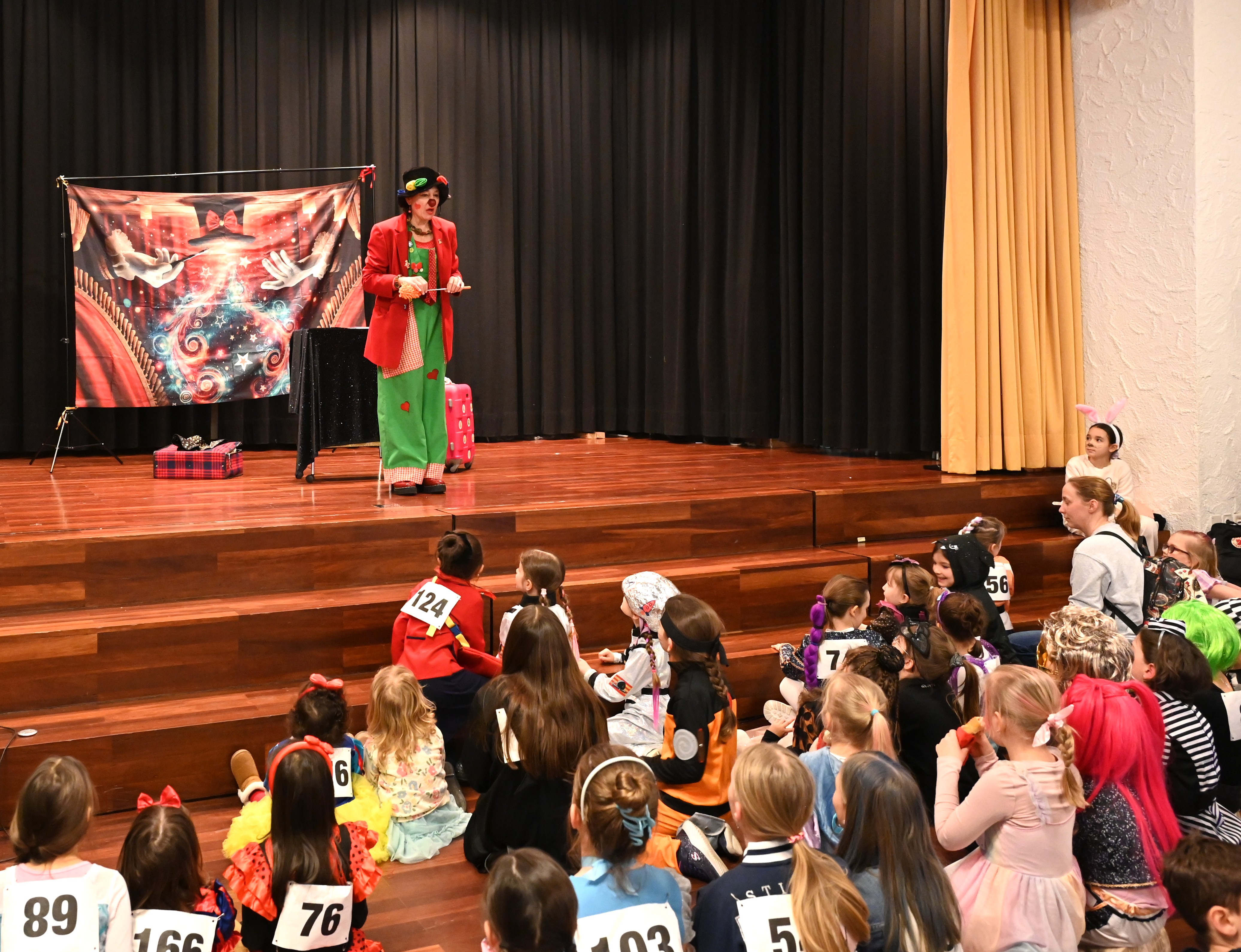 Bei Clown Gigeli wurde nicht nur gezaubert, sondern auch gegigelt was das Zeug hält.