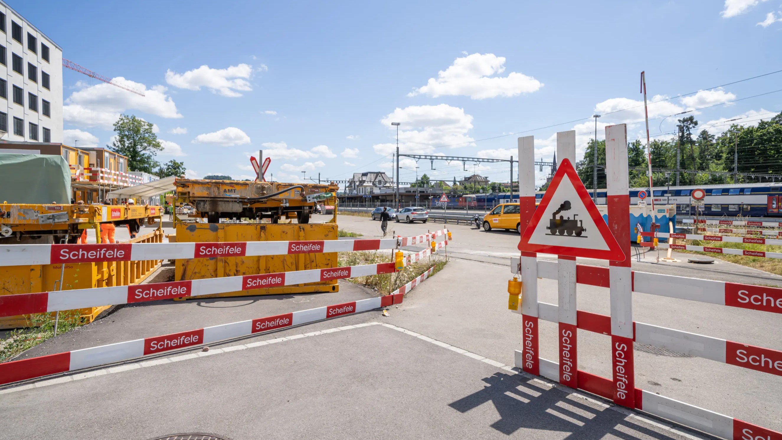 Die Bauarbeiten gehen weiter.