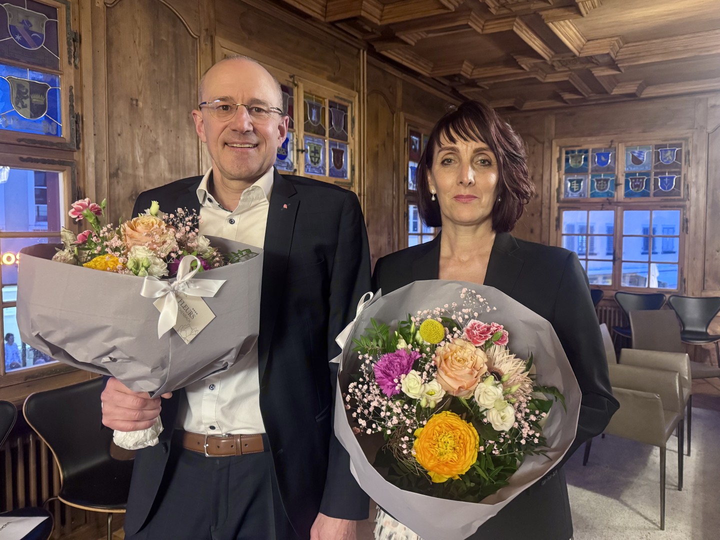Mark Eberli und Andrea Spycher