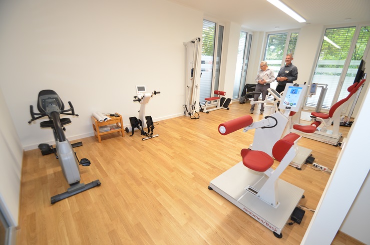 Neu verfügt der Grampen auch über einen Fitnessraum. (ani)