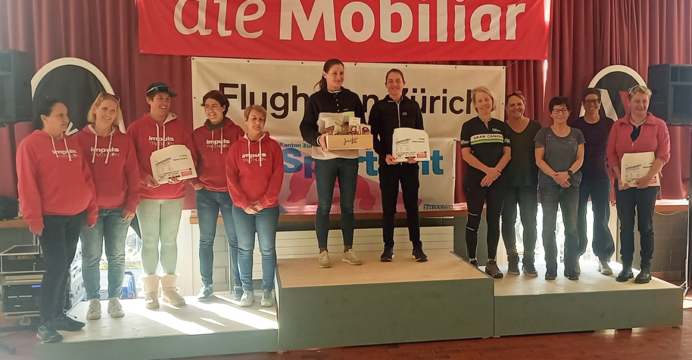 Die Sieger der Originalwettkampfstrecke der Kategorie Mannschaft Frauen.