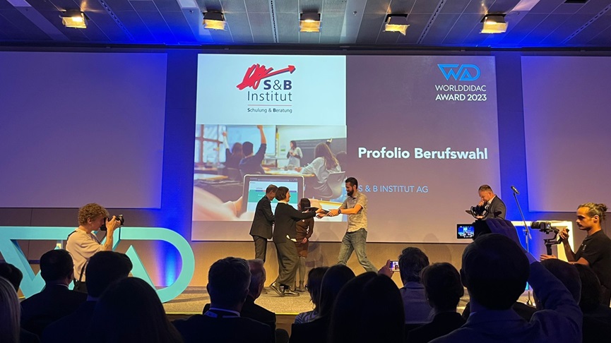 Die Preisüberreichung am WorldDidac Award 2023. (zvg)